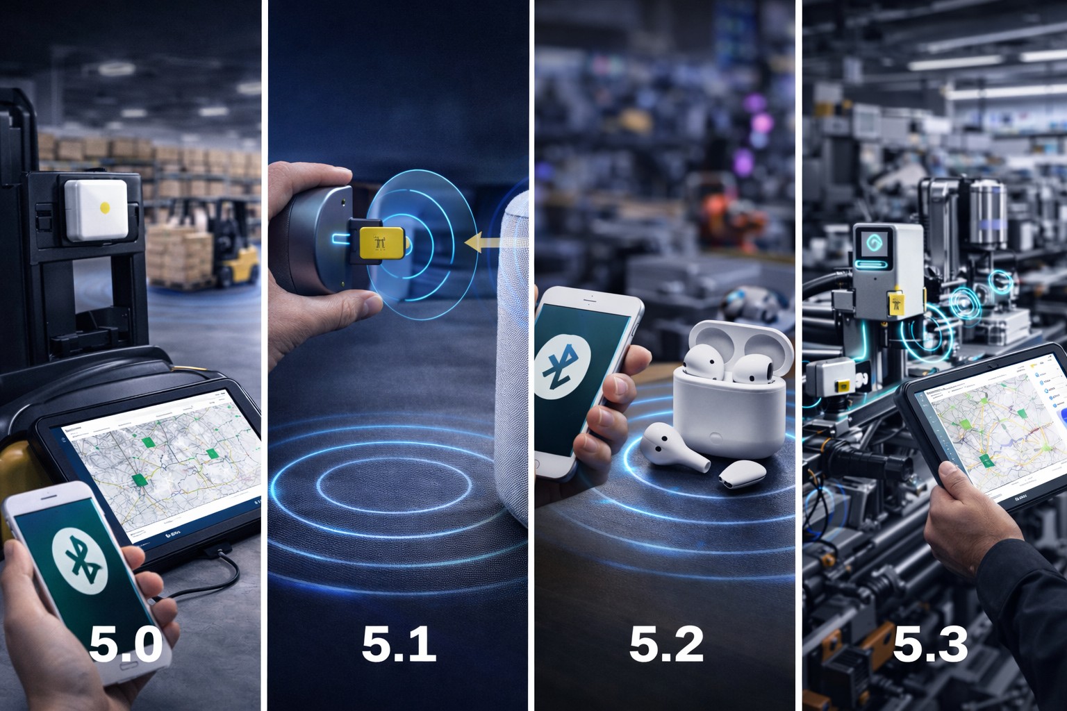 Bluetooth 5.0 vs 5.1 vs 5.2 vs 5.3: What You Should Know Bluetooth 5.0 vs 5.1 vs 5.2 vs 5.3: What You Should Know